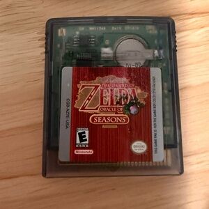 Nintendo Game Boy Color Cartridge - Zelda: Oracle of Seasons Red Label